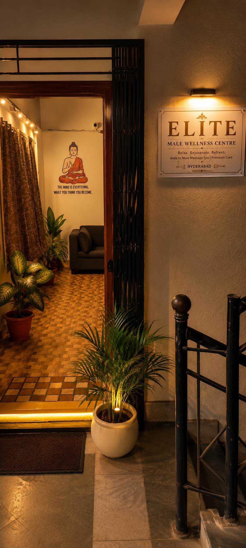 Spa entrance